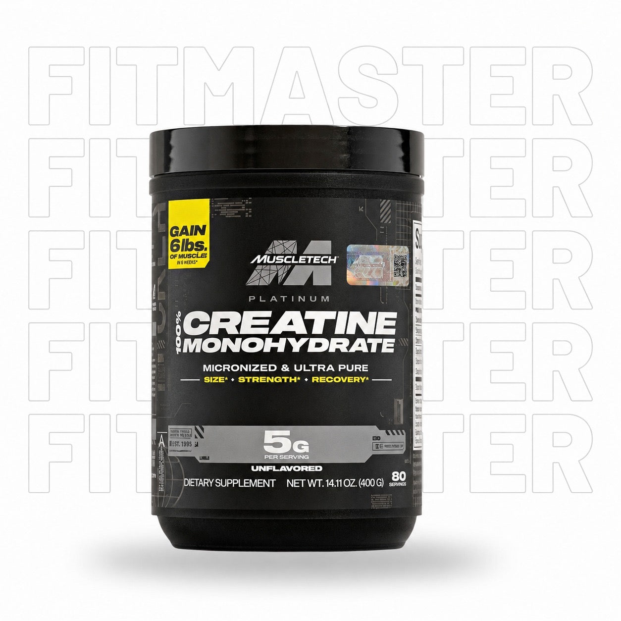 Platinum Creatina Monohidratada 80 Servicios